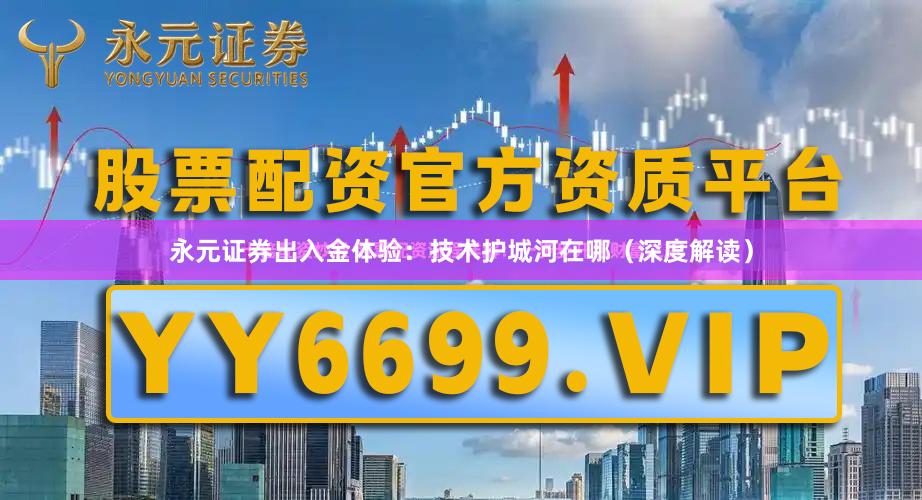 永元证券出入金体验：技术护城河在哪（深度解读）